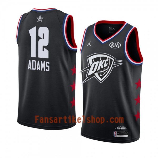 Oklahoma City Thunder Trikot Steven Adams 12 2019 All-Star Jordan Brand Schwarz Swingman - Herren Oklahoma City Thunder Trikot Steven Adams 12 2019 All-Star Jordan Brand Schwarz Swingman - Herren